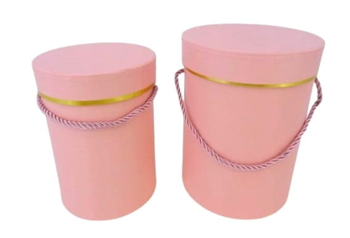 Pudełko Prezentowe FLOWER Box idealne na kwiaty Prezent Owal Wysokie Kobiet