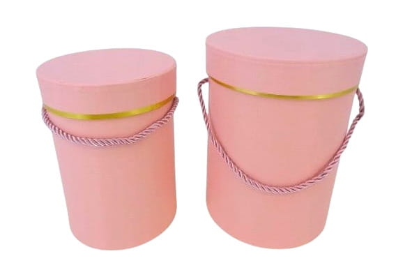 Pudełko Prezentowe FLOWER Box idealne na kwiaty Prezent Owal Wysokie Kobiet