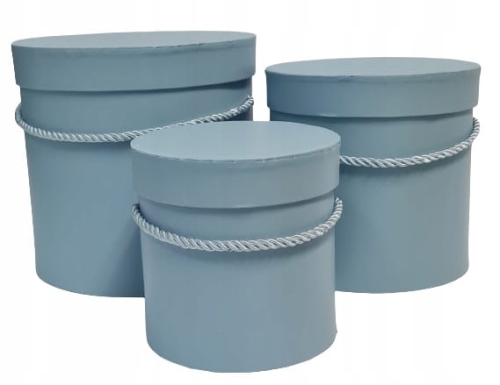 Flower box Pudełko Prezentowe Zestaw 3 Błękitne Walentynki Pomysł Prezent