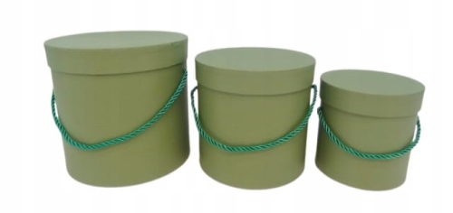 Pudełko Prezentowe Flower Box pistacjowe Zielone Prezent Dekoracja 3w1