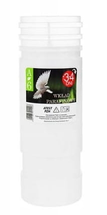 WKŁAD DO ZNICZY PŁOMYK A-6 PARAFINOWY 19CM