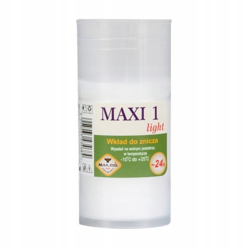 WKŁAD DO ZNICZY MAX-POL MAXI1 PARAFINOWY 11CM 1SZT