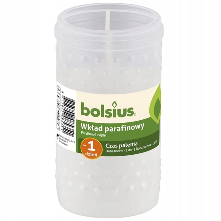 WKŁAD DO ZNICZA BOLSIUS 1 PARAFINOWY WĄSKI