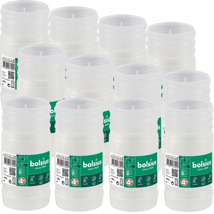 WKŁAD DO ZNICZA BOLSIUS 4 PARAFINOWY GRUBY