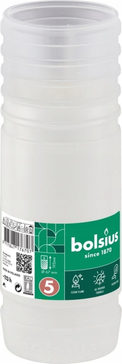 WKŁAD DO ZNICZA BOLSIUS 5 PARAFINOWY