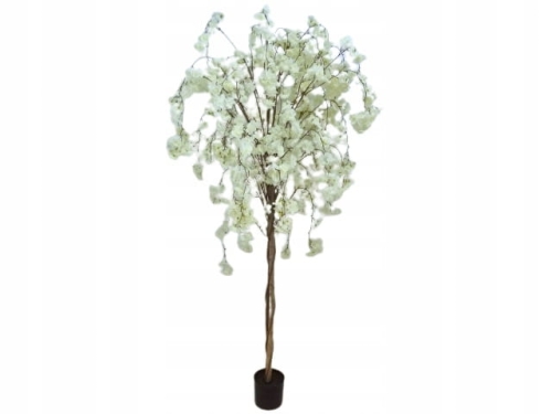 Drzewko dekoracyjne duże 220cm WIŚNIA WIŚNI BIAŁA DEKORACJA SAL DOMU SALI