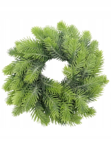 WIANEK Z GAŁĄZEK ŚWIERKOWY DO KOMPOZYCJI STROIK NA DRZWI 25 CM DEKORACJA