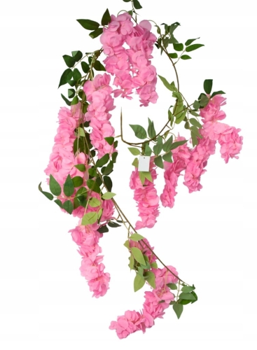 PIĘKNA GIRLANDA KWIATOWA SZTUCZNA SZTUCZNE KWIATY GIRLANDKA KOMUNIA DEKORAC