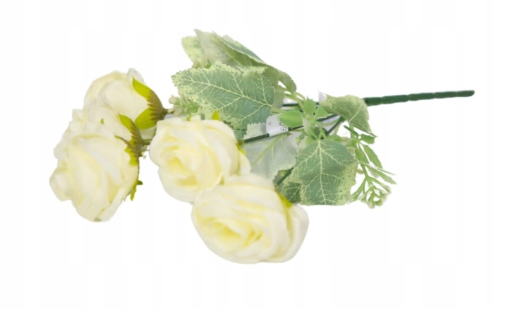 Piękny BUKIET 30CM KWIATÓW SZTUCZNYCH SZTUCZNE KWIATY RÓŻE RÓŻYCZKI DEKORAC