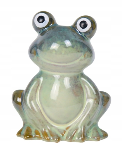 Figurka Figura Żaba do ogrodu do domu żaba słodka dekoracja dom Żabka 12cm