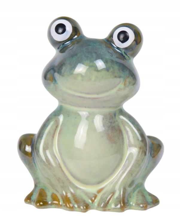 Figurka Figura Żaba do ogrodu do domu żaba słodka dekoracja dom Żabka 12cm